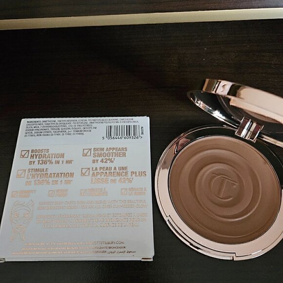 Charlotte Tilbury BEAUTIFUL SKIN SUN-KISSED GLOW BRONZER in 1 Fair (NIB) - Picture 3 of 6